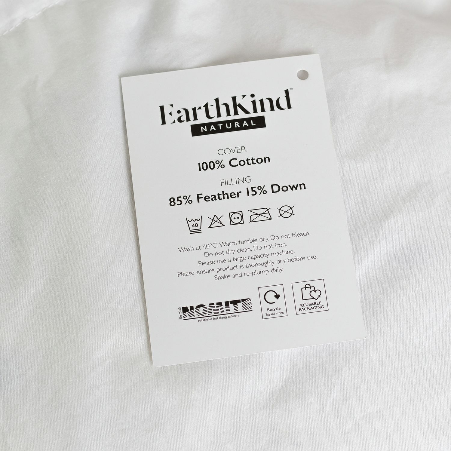 Earthkind Feather & Down 13.5 Tog Duvet - Super King