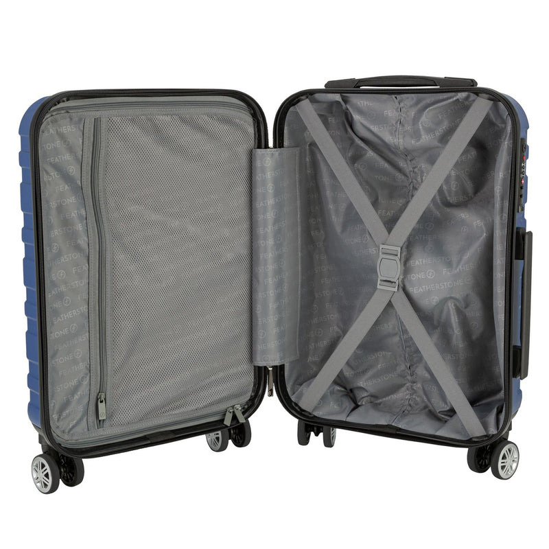 Featherstone hard cabin suitcase navy (British brand)
