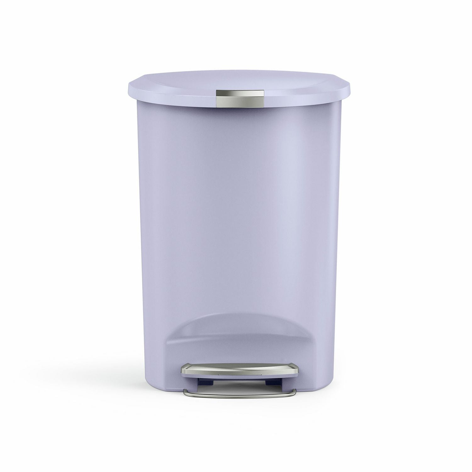 Simplehuman 50 litre lilac pedal bin - British product