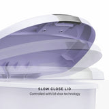 Simplehuman 50 litre lilac pedal bin - British product