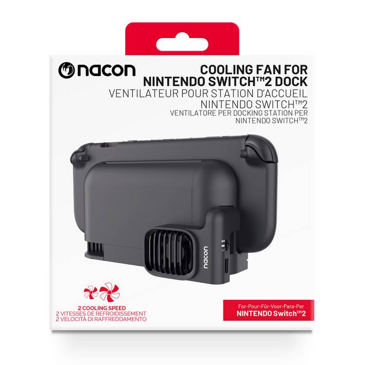 Nacon Cooling Fan for Nintendo Switch 2 dock - British product