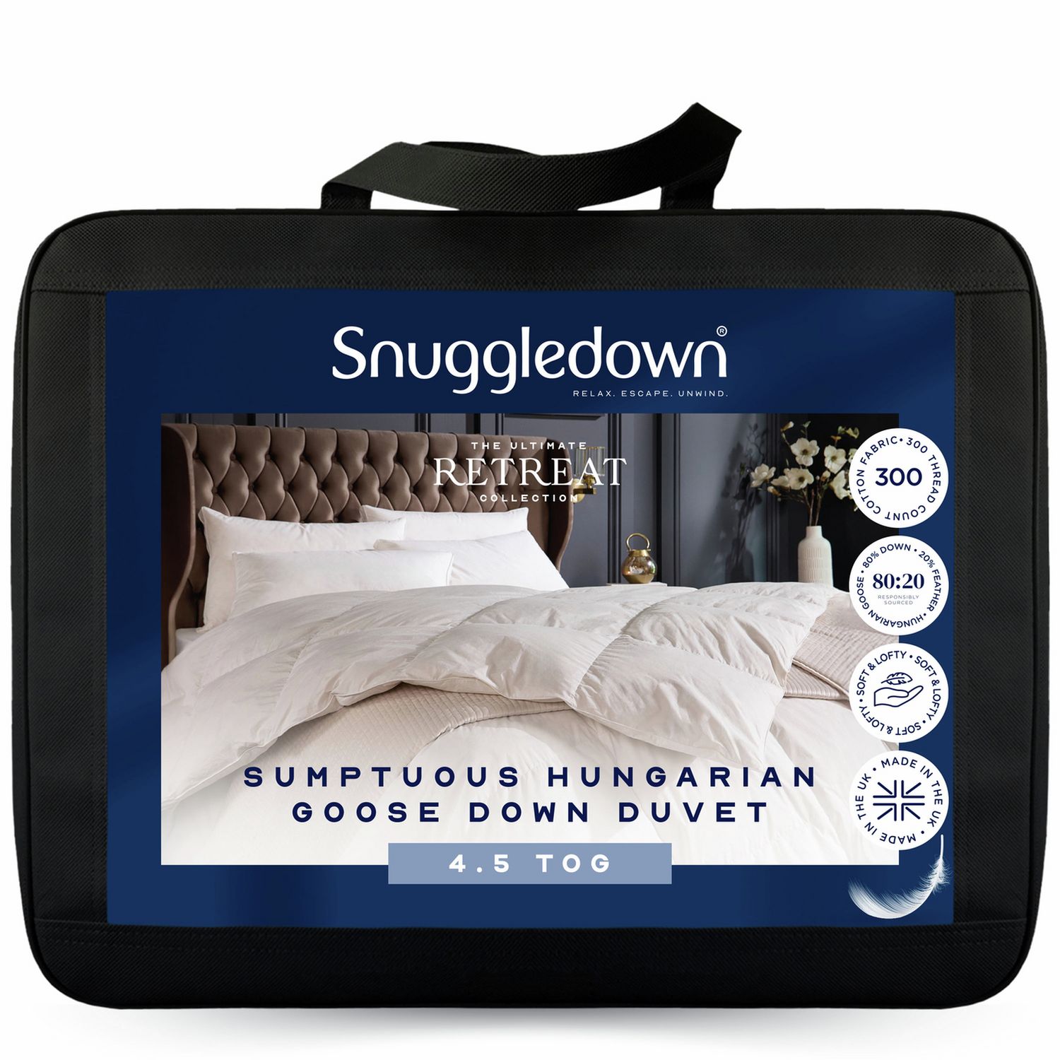 Snuggledown Hungarian Goose 4.5 Tog Duvet - King