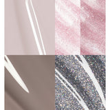 Mylee gel polish quad Main Character Energy in four shades (British brand)