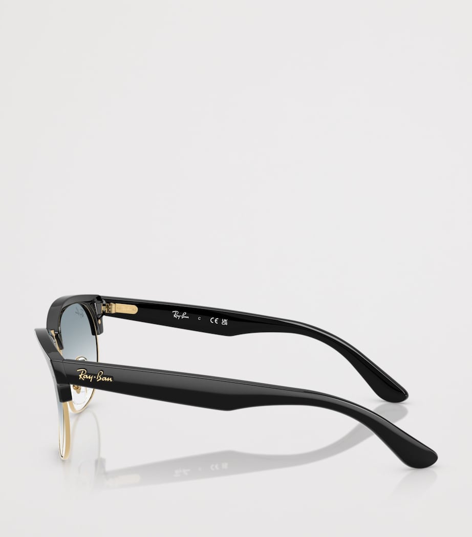 Ray-Ban Clubmaster Reverse Square sunglasses gold-tone acetate, imported from the UK
