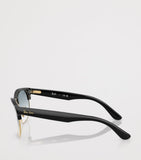 Ray-Ban Clubmaster Reverse Square sunglasses gold-tone acetate, imported from the UK