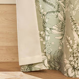 Habitat botanical print sage eyelet curtains 117x137cm, imported from the UK