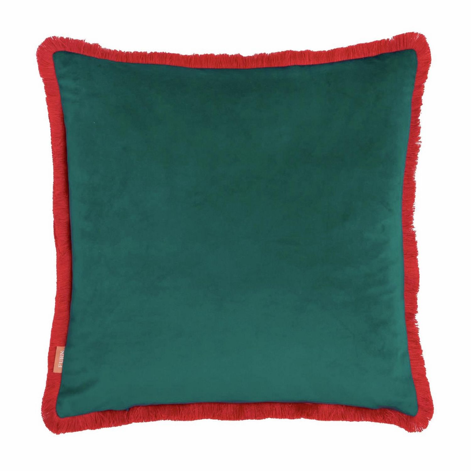 Furn tufted tiger cushion green 45x45cm - British product