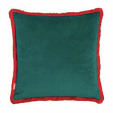 Furn tufted tiger cushion green 45x45cm - British product