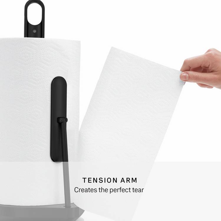 Simplehuman black paper towel holder - British product