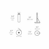 Simplehuman black paper towel holder - British product