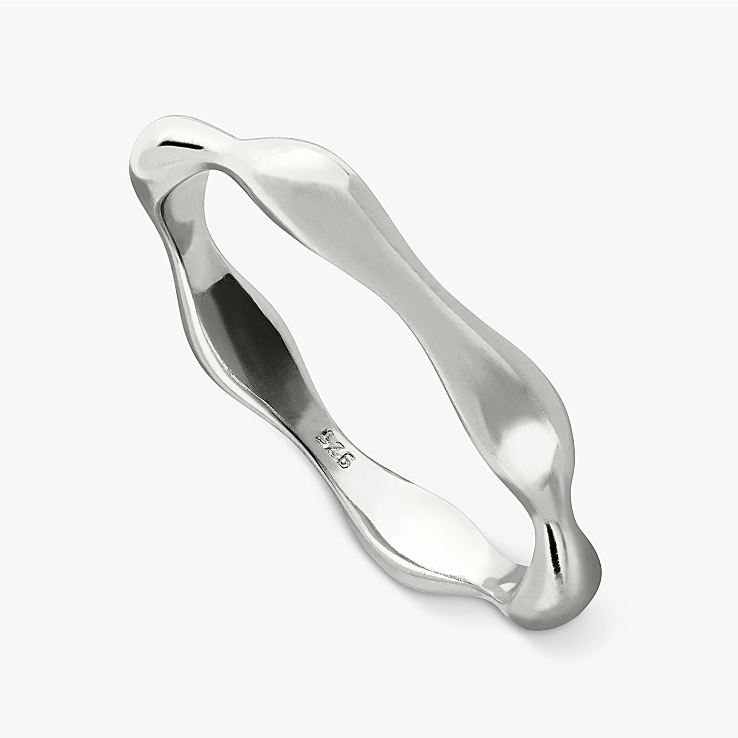 Revere Sterling Silver Bamboo Ring - Large