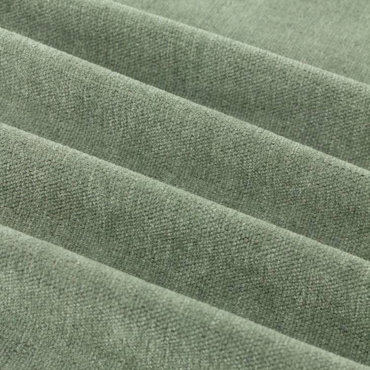 Furn soft chenille blackout eyelet curtains green 117x137cm, UK version