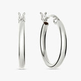 Revere sterling silver 22mm hoop earrings, UK version