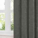 Furn soft chenille blackout curtains Charcoal 117x137cm - British product