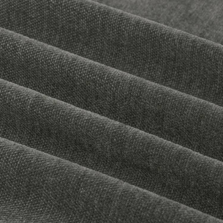 Furn soft chenille blackout curtains Charcoal 117x137cm - British product