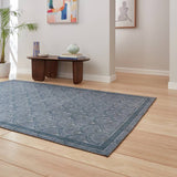 Catherine Lansfield Deco Blue Flatweave Rug 152x230cm - British product