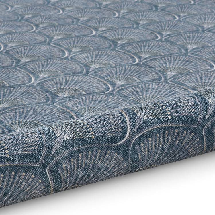 Catherine Lansfield Deco Blue Flatweave Rug 152x230cm - British product