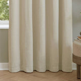Furn chenille blackout curtains natural 117x137cm (British brand)