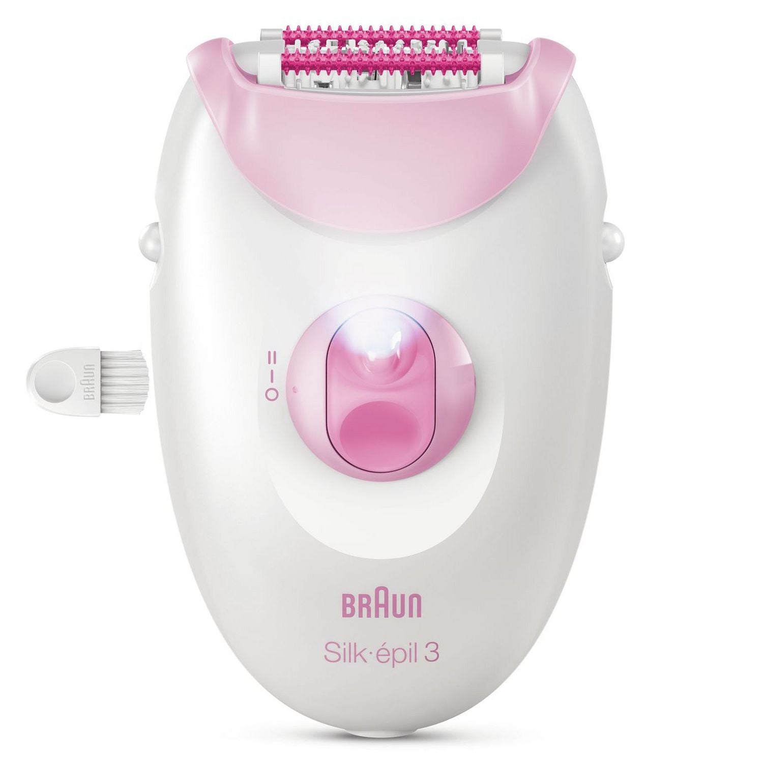 Braun Silkepil 3 pink epilator with smartlight and brush (British brand)