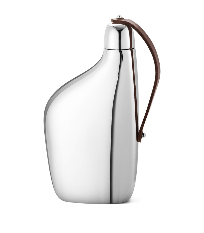 Georg Jensen Sky hip flask, UK version
