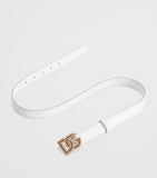 Dolce&Gabbana calfskin logo belt, imported from the UK