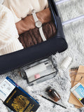 Flight Knight Black Flight Knight 56x45x25cm EasyJet Overhead Soft Case Cabin Carry On Suitcase Hand Black Luggage