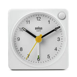 Braun analogue travel alarm clock white, imported from the UK