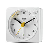 Braun analogue travel alarm clock white, imported from the UK