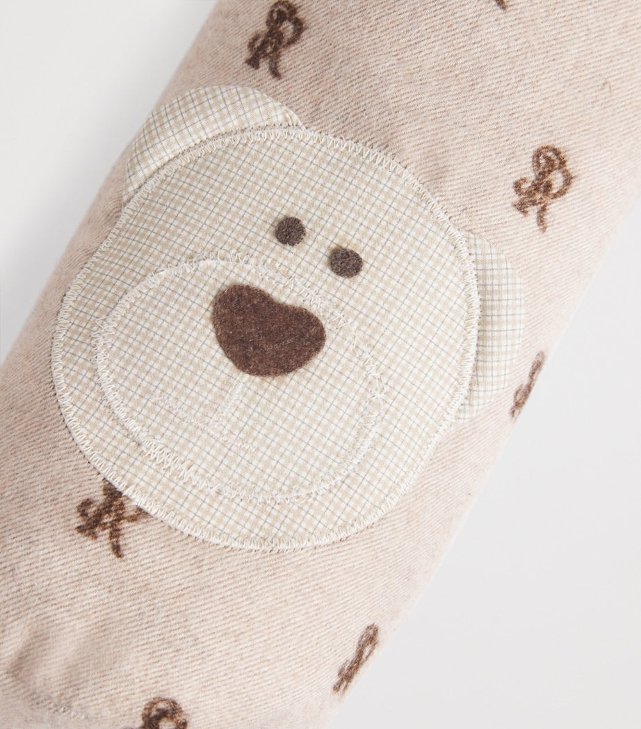 Stefano Ricci kids cotton teddy bottle bag, imported from the UK
