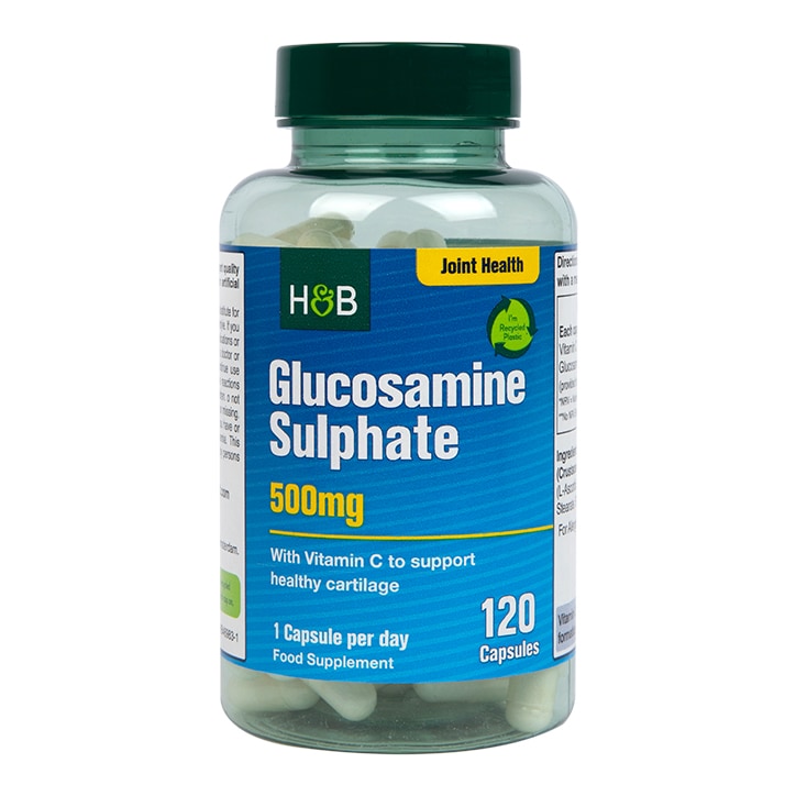 Holland & Barrett Glucosamine Sulphate 500mg 120 Capsules GOODS Holland&Barrett   