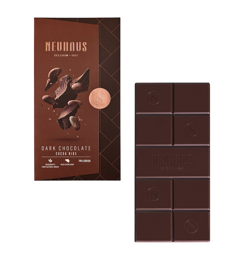 Neuhaus origin Ecuador cocoa nibs dark chocolate bar 100g, imported from the UK
