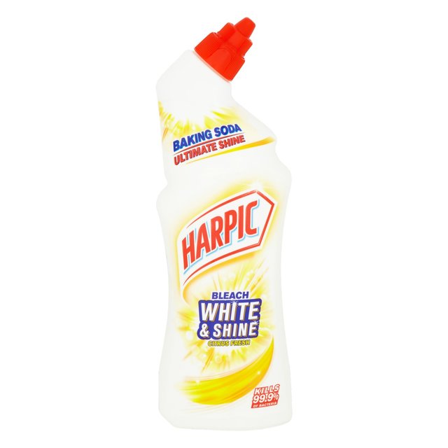 Harpic White & Shine Bleach Citrus Toilet Cleaner Gel   750ml GOODS M&S   