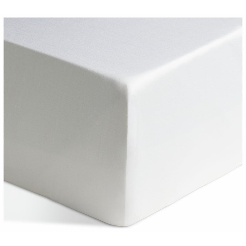 Habitat Egyptian Cotton 400TC White Fitted Sheet- Superking