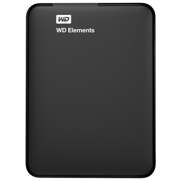 Western Digital Elements portable hard drive 1TB - British product