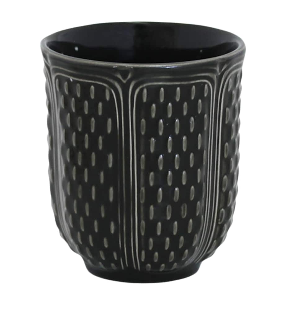 Gien rice grain pattern teacup 9.5cm, UK version