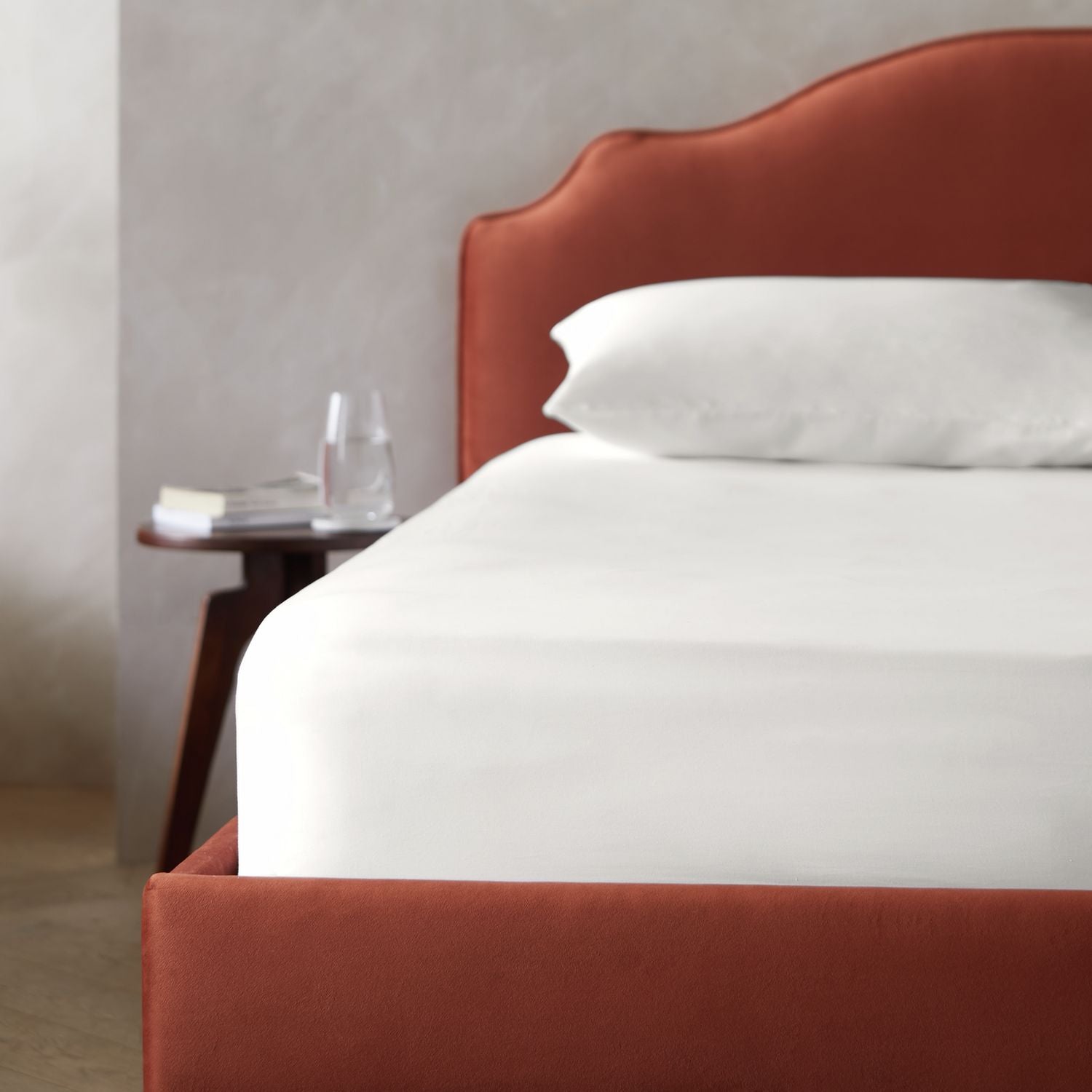 Habitat Egyptian Cotton 400TC Cream Fitted Sheet- Double