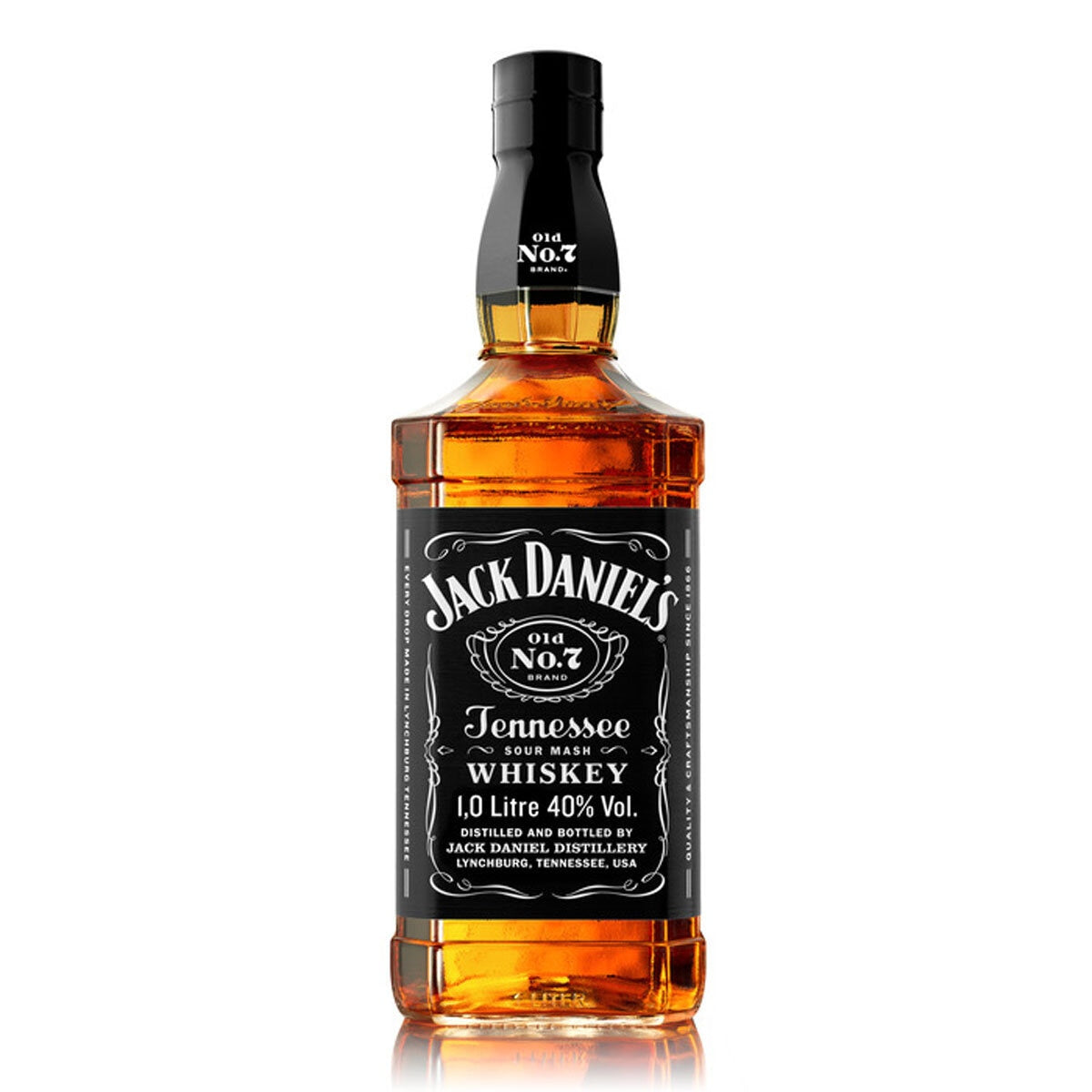 Jack Daniels Tennessee Whiskey 1L, UK version