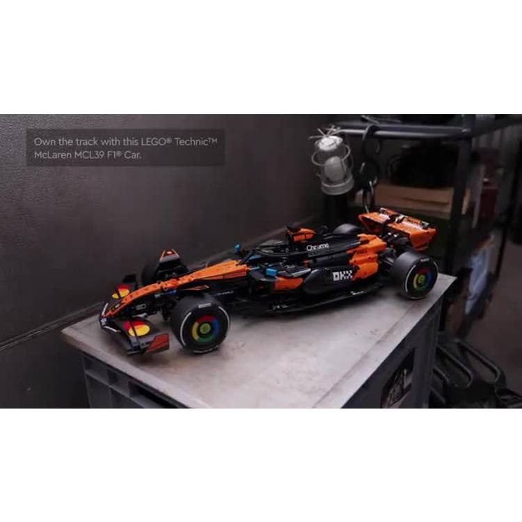 LEGO Technic McLaren MCL39 F1 car model 1:8 scale, imported from the UK