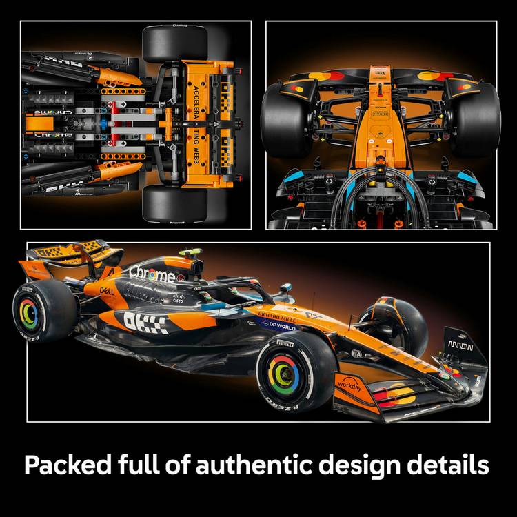 LEGO Technic McLaren MCL39 F1 car model 1:8 scale, imported from the UK