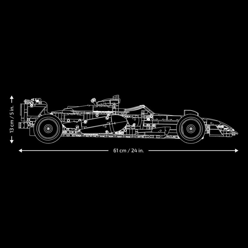 LEGO Technic McLaren MCL39 F1 car model 1:8 scale, imported from the UK