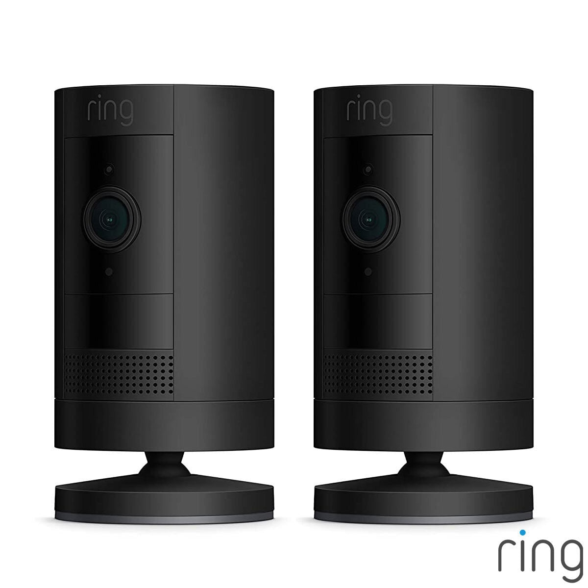 Ring Plug-In Stick Up Cam 2 Pack in Black GOODS Costco UK