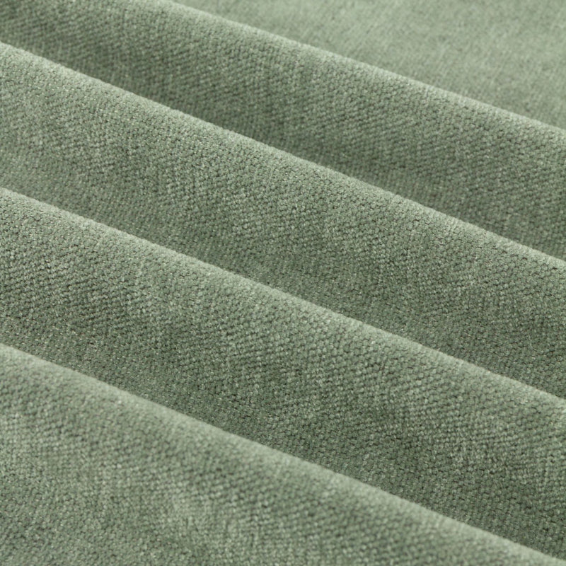 Furn Soft Chenille Blackout Eyelet Curtains - Green - 168x183cm