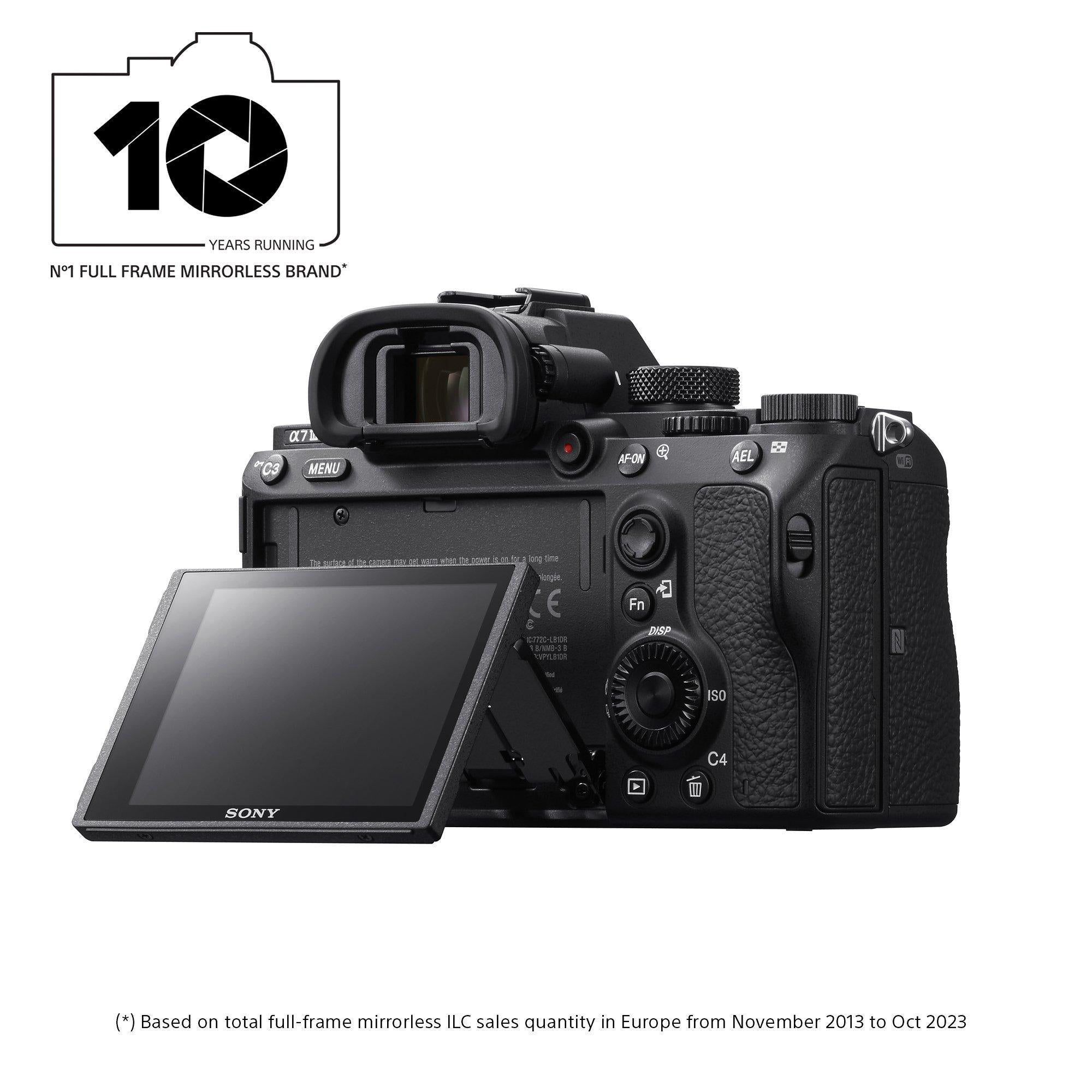 Sony a7 III mirrorless camera body only, UK version