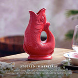 Wade Fish Jug 1.2L red ceramic jug, UK version