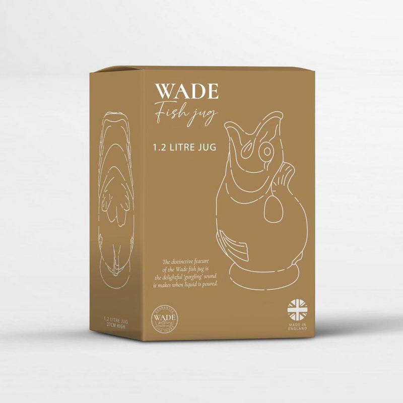 Wade Fish Jug 1.2L red ceramic jug, UK version