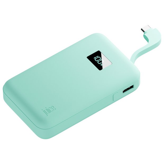 Juice power bank teal 10000mAh, UK version