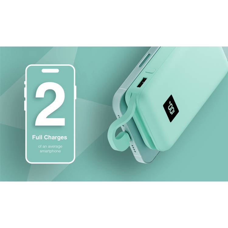 Juice power bank teal 10000mAh, UK version
