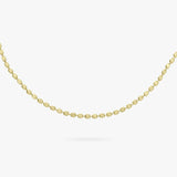 Revere gold plated diamond cut beaded bracelet 20cm, imported from the UK