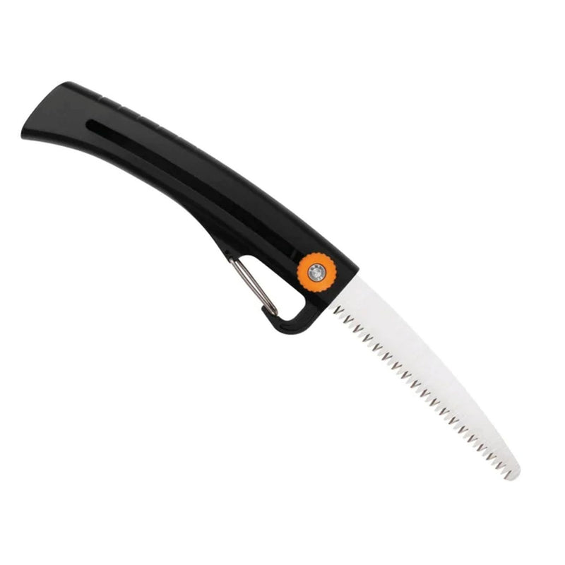 Fiskars solid garden saw with 160mm retractable blade, imported from the UK