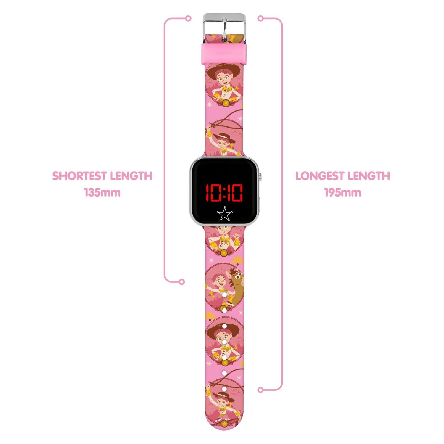 Toy Story Jessie silicone strap LED watch, UK version
